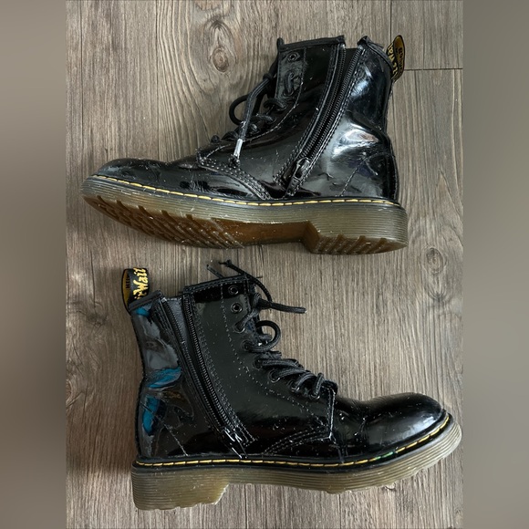 Dr. Doc Martens 1460 Glitter J Ankle Boot Women’s Size 4 / Girls Youth Size 3 - Picture 4 of 8